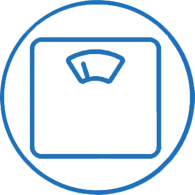 Подходящ за хора с наднормено тегло, включително и по-тежки от 120кг.